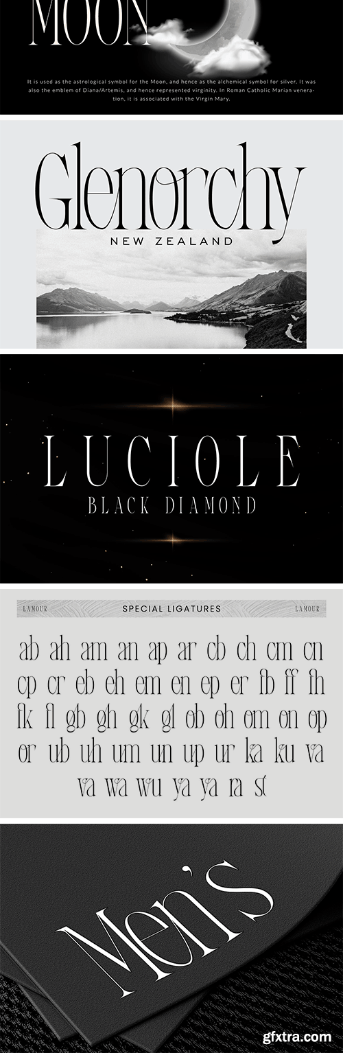 Lamour - Condensed Serif