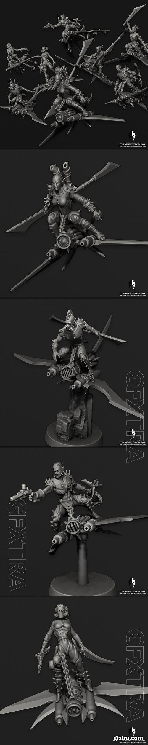 Edge Miniatures - Speed Demons 3D Print