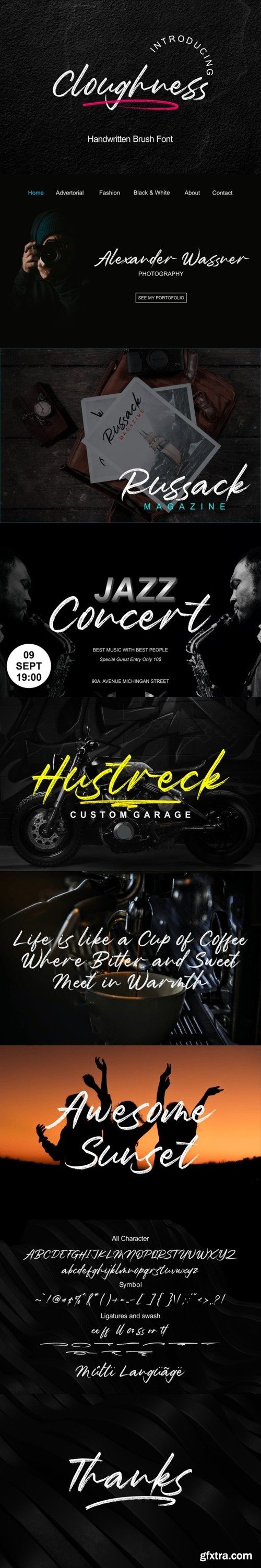 GraphicRiver - Cloughness Font 39500315