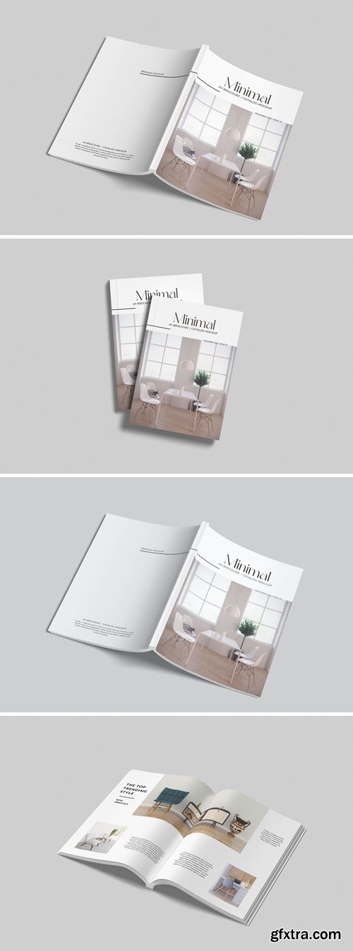 A4 magazine Mockups TVAFK6R