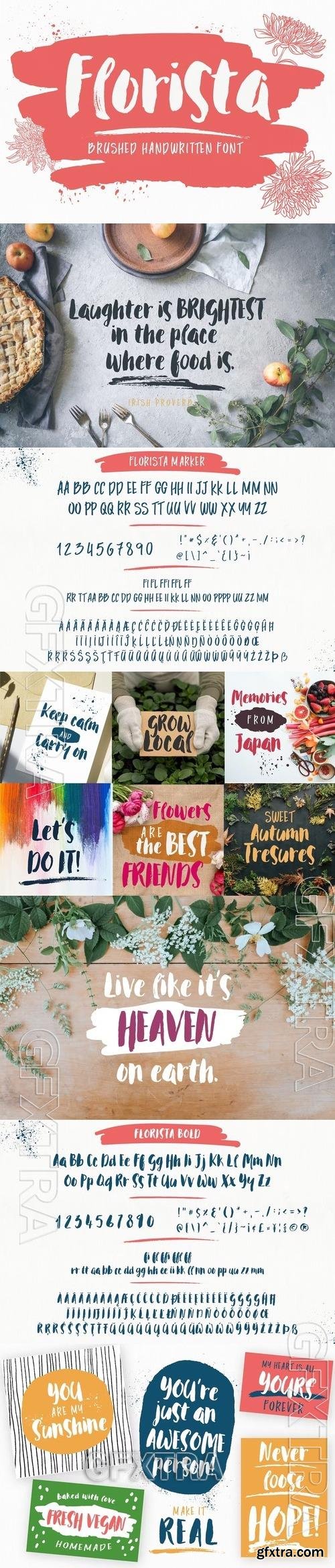 Florista Brush Font Duo