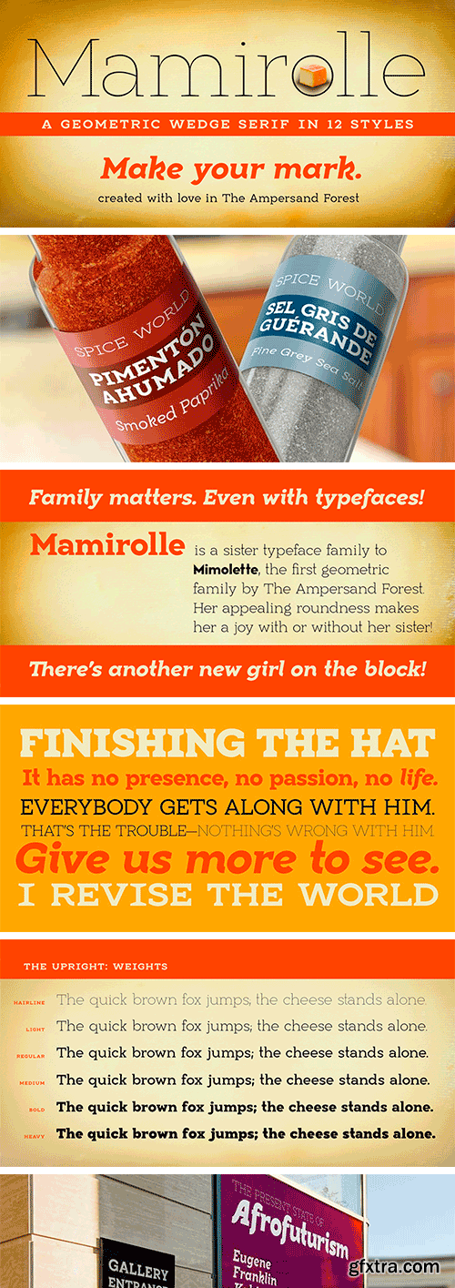 Mamirolle Font Family