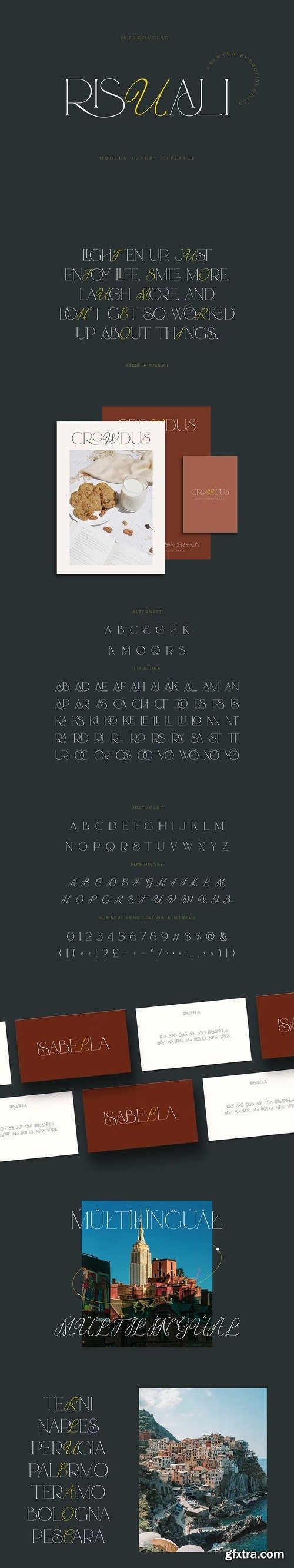 Risuali - Luxury Typeface