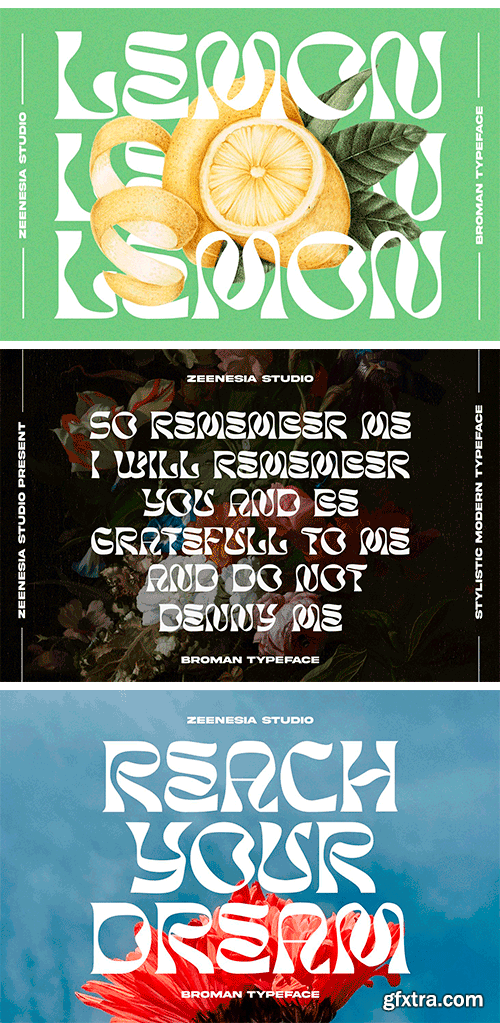 Broman - Modern Display Font