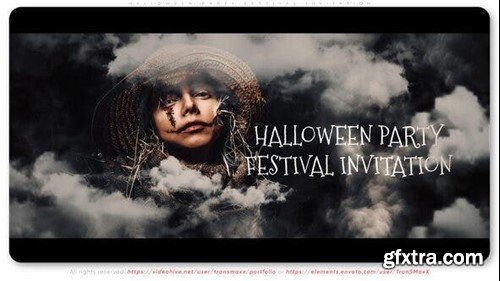 Videohive Halloween Party Festival Invitation 39951776