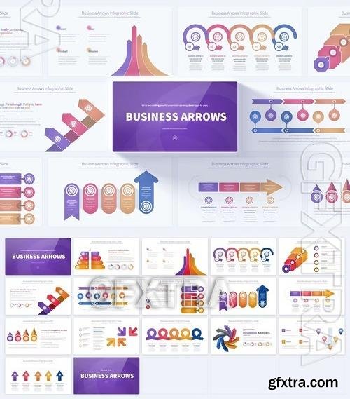 Business Arrows - PowerPoint Infographics Slides 5C7HDZ2