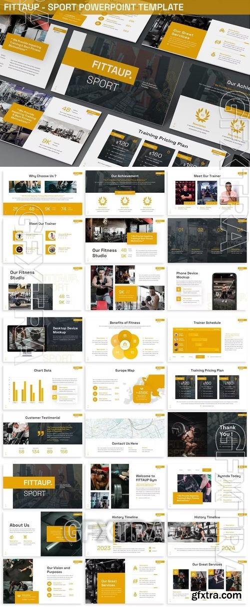 Fittaup - Sport Powerpoint Template R33T2D3