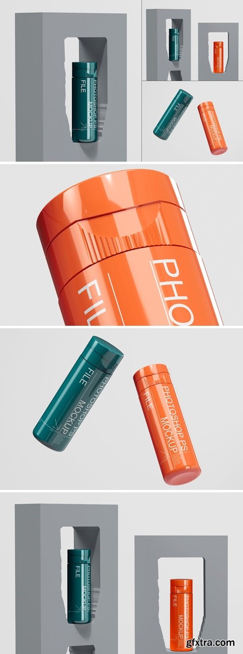 Cosmetic Bottle Mockup Set AFMLDSY