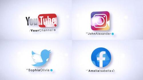 Videohive - Social Media - Channel Logo Reveal - 39744340 - 39744340