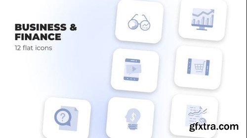 Videohive Business & Finance - Flat Icons 39969619