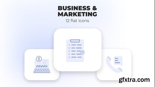 Videohive Business & Marketing - Flat Icons 39969968