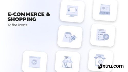 Videohive E-Commerce & Shopping - Flat Icons 39970562