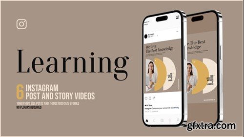 Videohive E-Learning Instagram Posts and Stories Promo 39944512