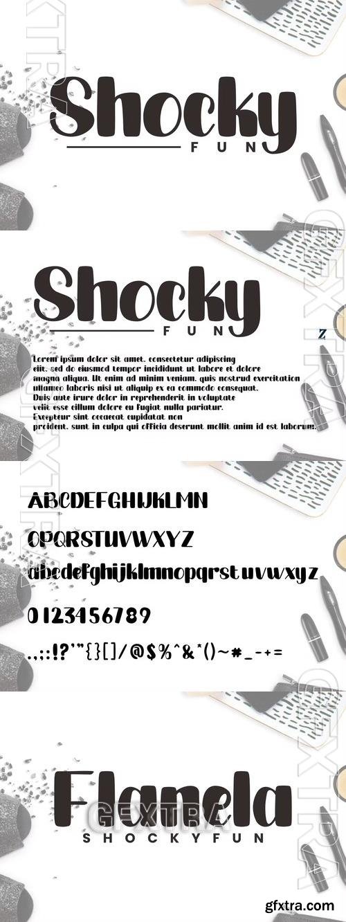 Shocky Fun - Handwritten Font 