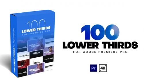 Videohive - 100 Lower Thirds for Premiere Pro - 39822338 - 39822338