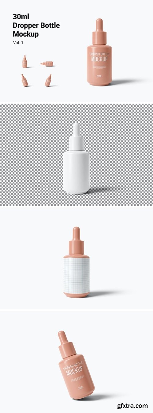 30ml Dropper Bottle Mockup Vol.1 M7YRYLC