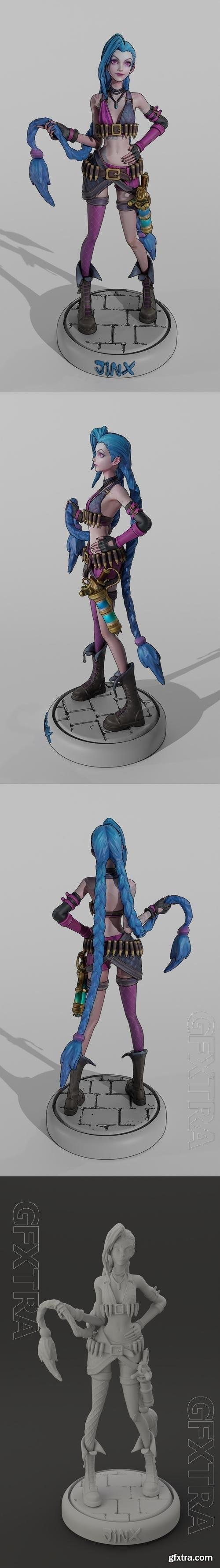 Jinx - League of Legends 3D Print