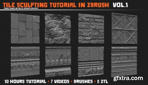 ArtStation - Tile sculpting tutorial in zbrush Vol 01