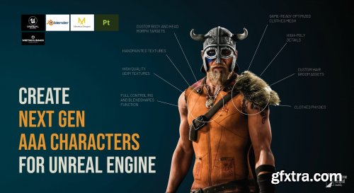 Artstation - Create Next Gen AAA Characters for Unreal Engine