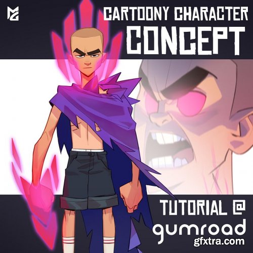 Gumroad - Cartoony Character Concept Tutorial 