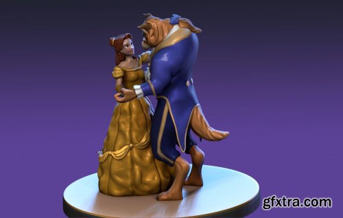 Beauty and the Beast – 3D Print Model STL