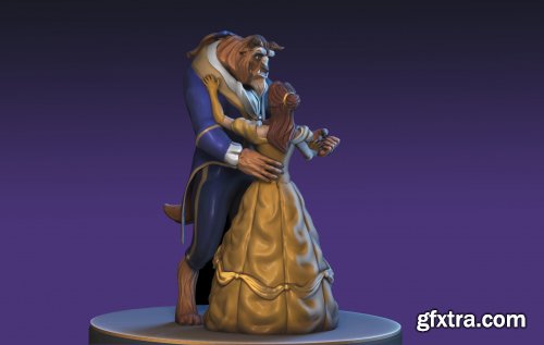 Beauty and the Beast – 3D Print Model STL