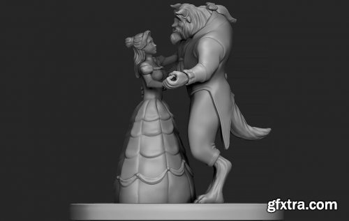 Beauty and the Beast – 3D Print Model STL