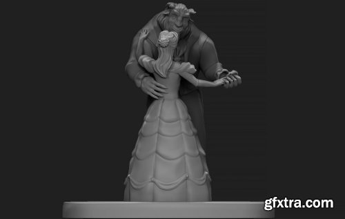 Beauty and the Beast – 3D Print Model STL