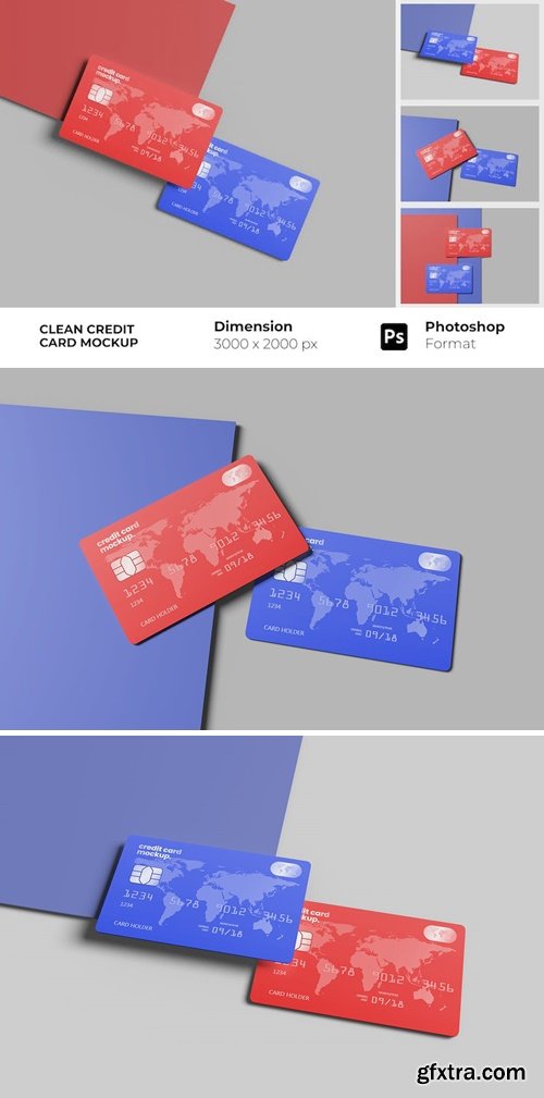 Clean Credit Card Mockup 2L8FEB9