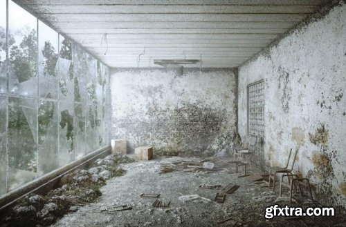 Chernobyl Abandoned Room 3D Scene