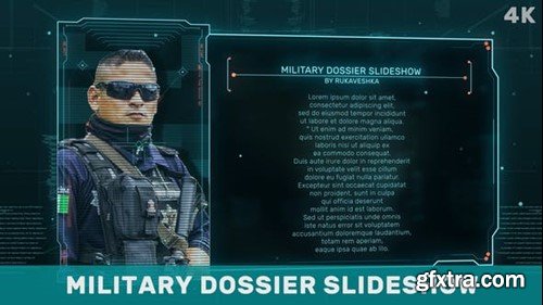 Videohive Military Dossier Slideshow 39953149