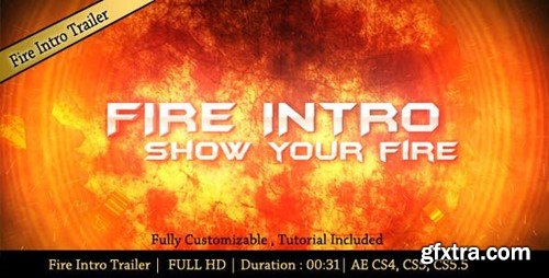 Videohive Fire Intro Trailer 2913102