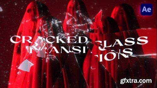 Videohive Cracked Glass Transitions 39987005