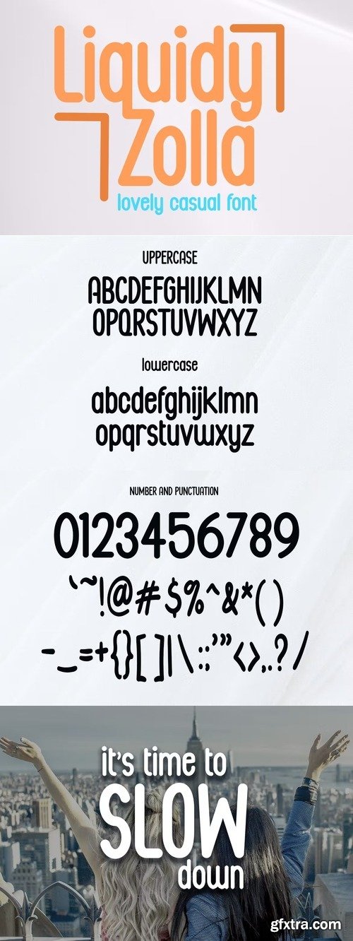 Liquidy Zolla - Casual Font