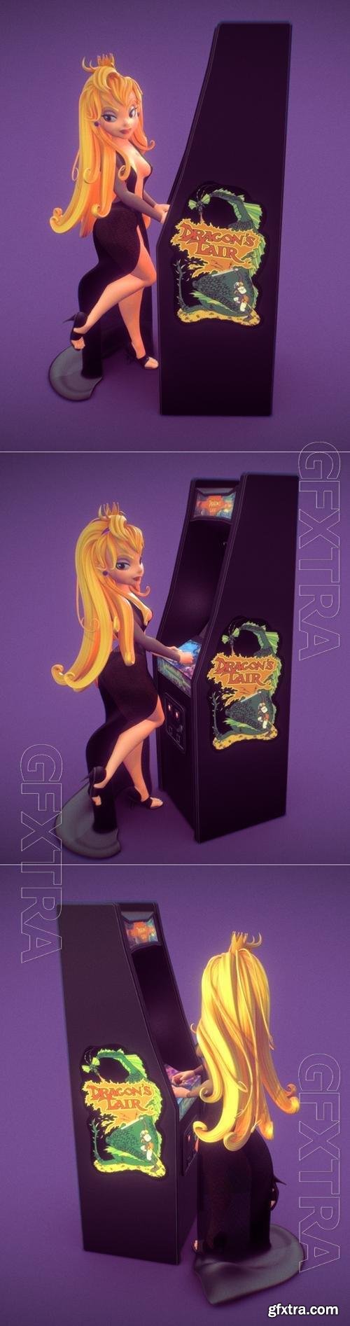 Princess Daphne - Dragons Lair 3D Print