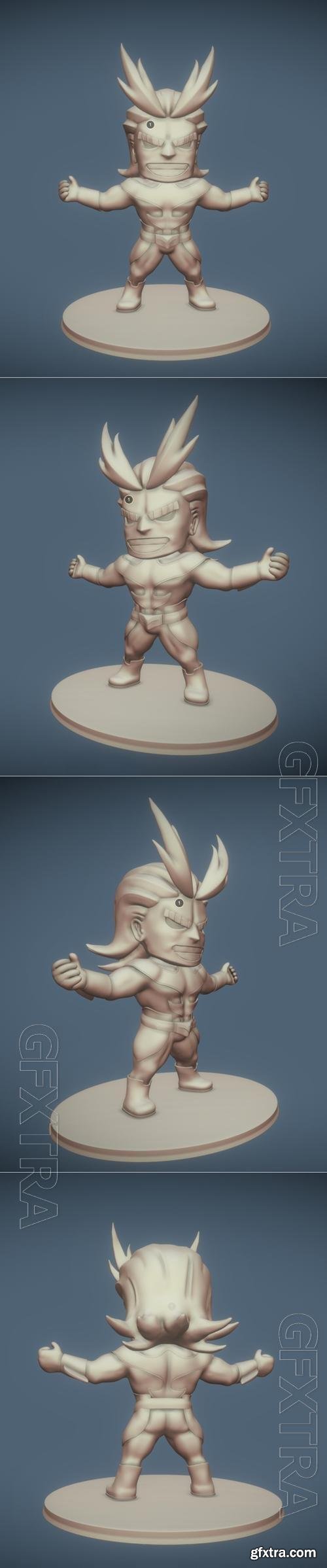 All Might 3D Print