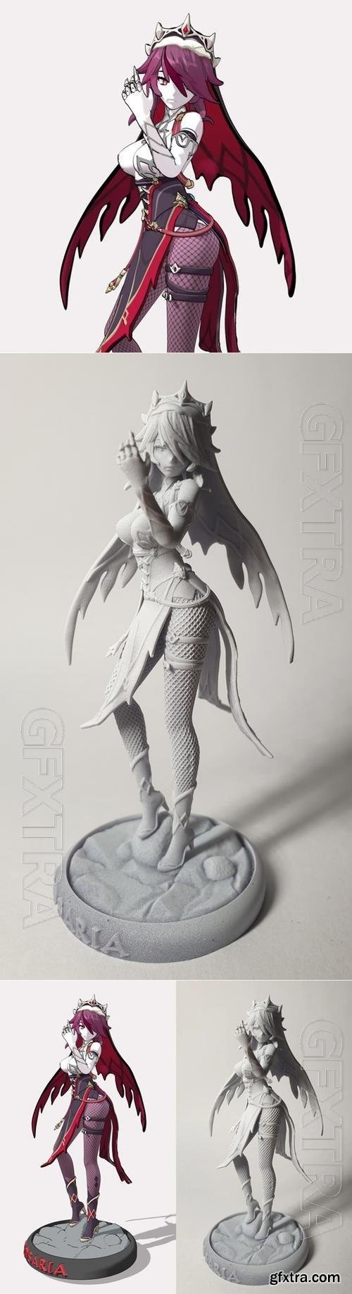 Genshin Impact - Rosaria 3D Print