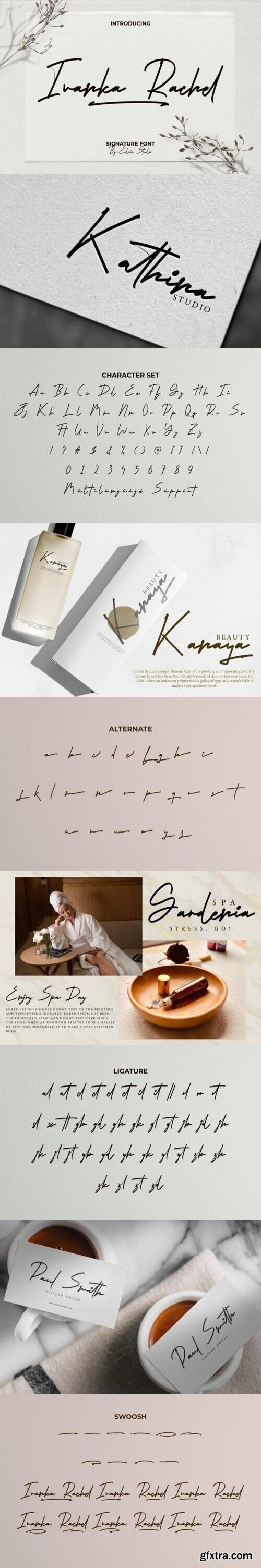 GraphicRiver - Ivanka Rachel Signature Style Font 38228402