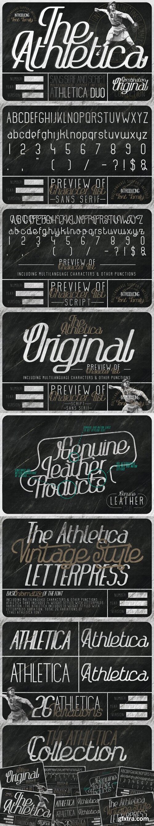 CreativeMarket - The Athletica Font 3618779