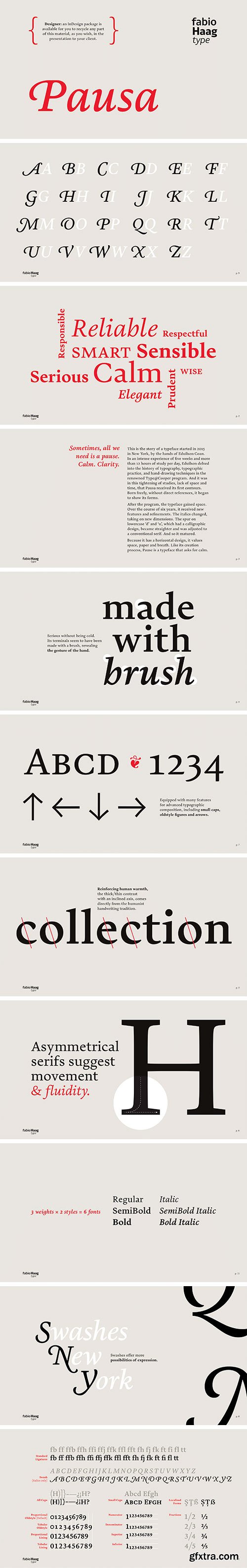 Pausa Font Family