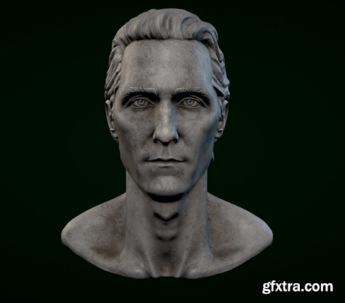 Matthew McConaughey Bust 3D Model