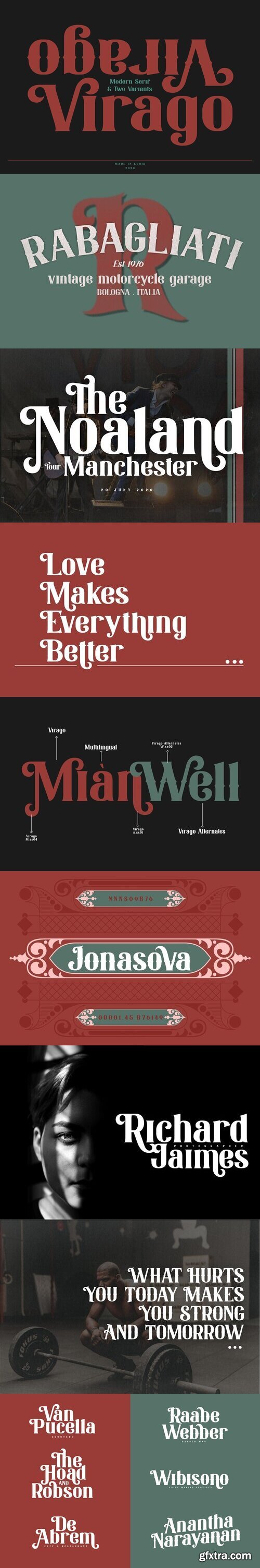 CreativeMarket - Virago - Modern Serif 4772940