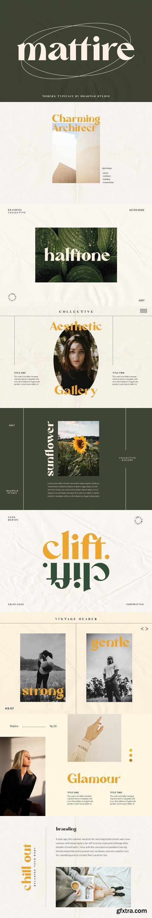 CreativeMarket - Mattire - Modern Serif Typeface 5365329