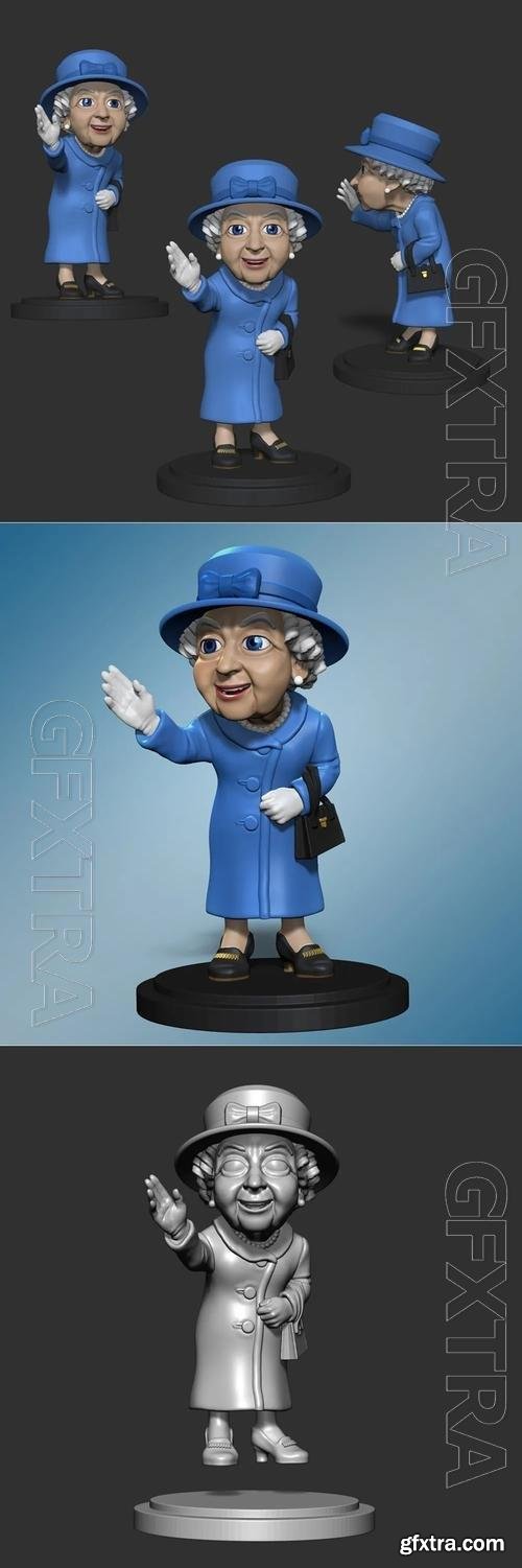 Queen Elizabeth 3D Print