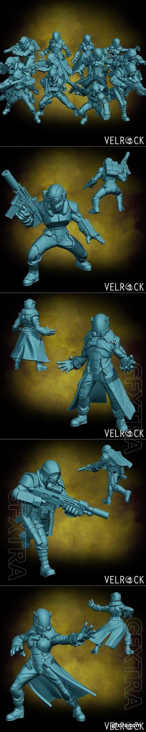 Velrock Art - Tempest Guardsmen Black Ops Unit 3D Print