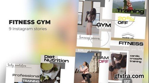 Videohive Fitness gym - Instagram stories 39985714