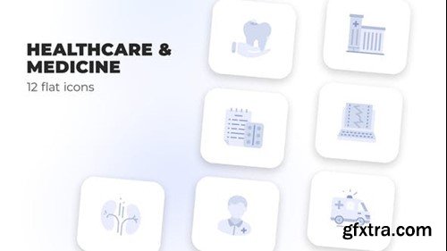 Videohive Healthcare & Medicine - Flat Icons 39986407