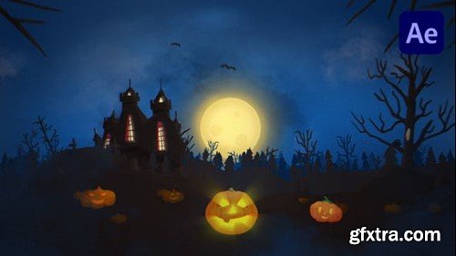 Videohive Halloween Logo Reveal 40021358