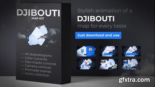 Videohive Djibouti Map - Republic of Djibouti Map Kit 39888521