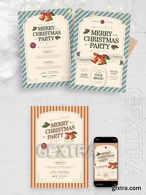 Christmas Event Flyer Template UV8LGJN